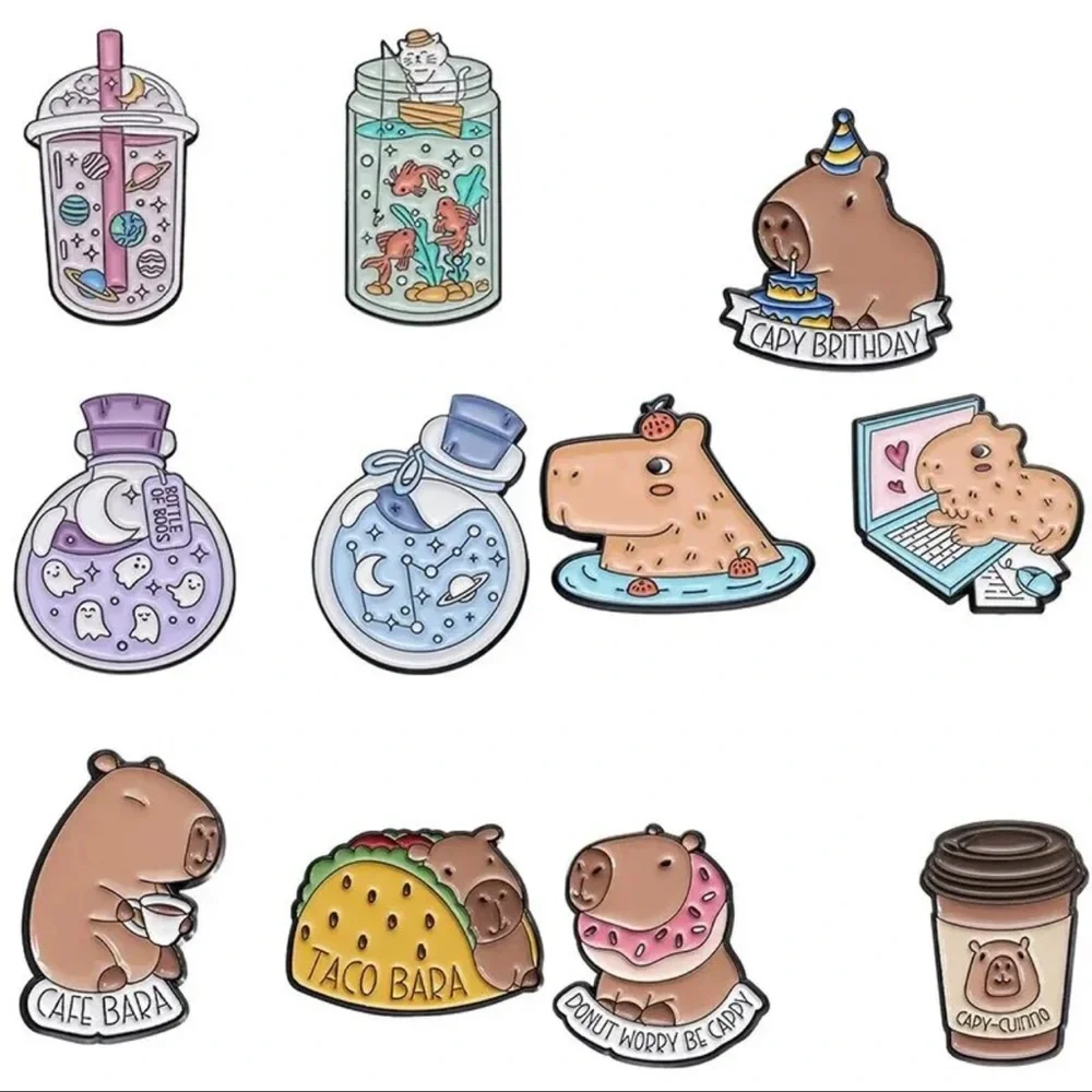 $2 SPACE DRINK PIN/BROOCH. ENAMEL/METAL. NEW. $2 WITH ANY $10 ORDER OR MORE - Picture 4 of 16